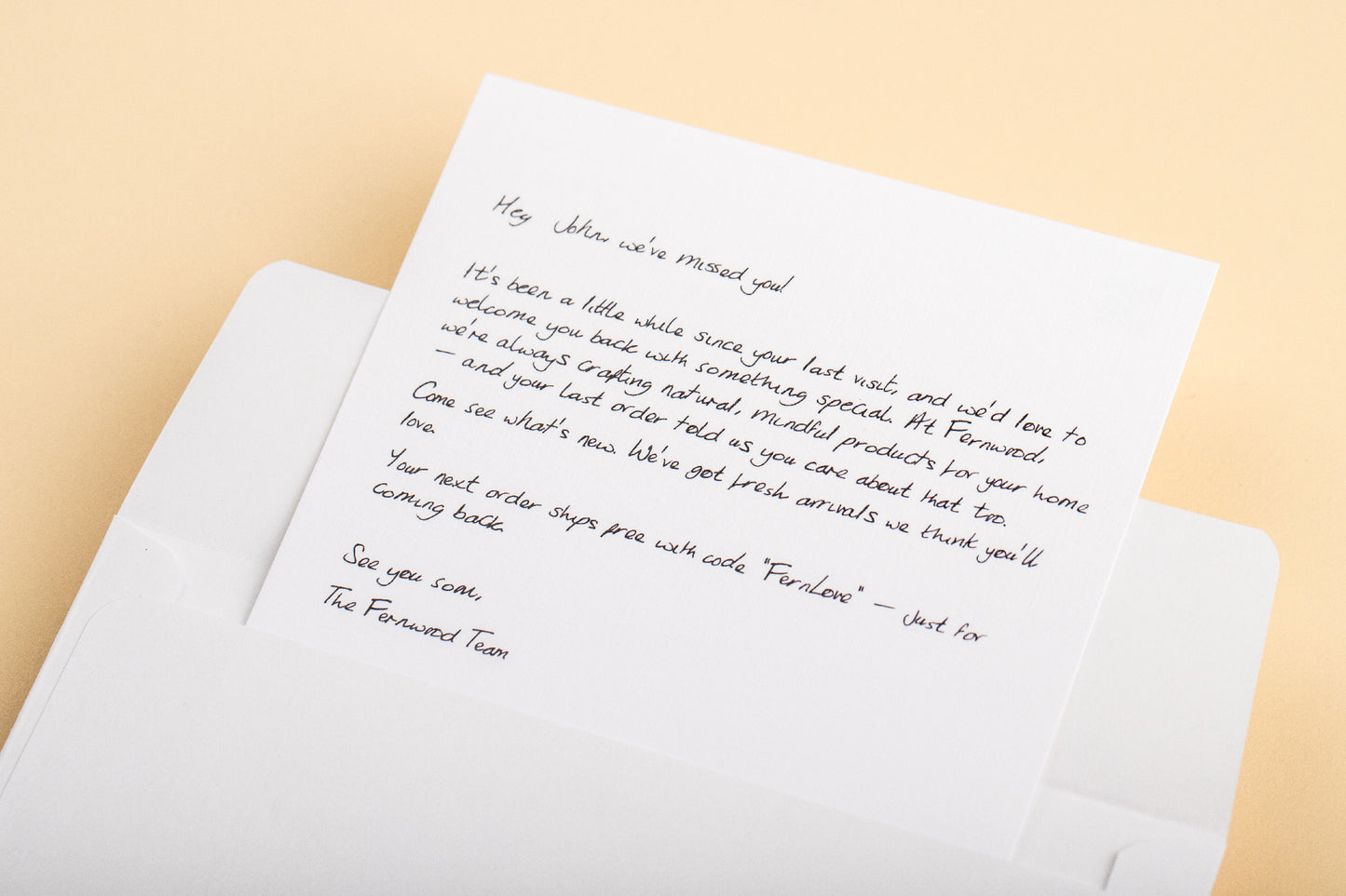 Premium Handwritten Note